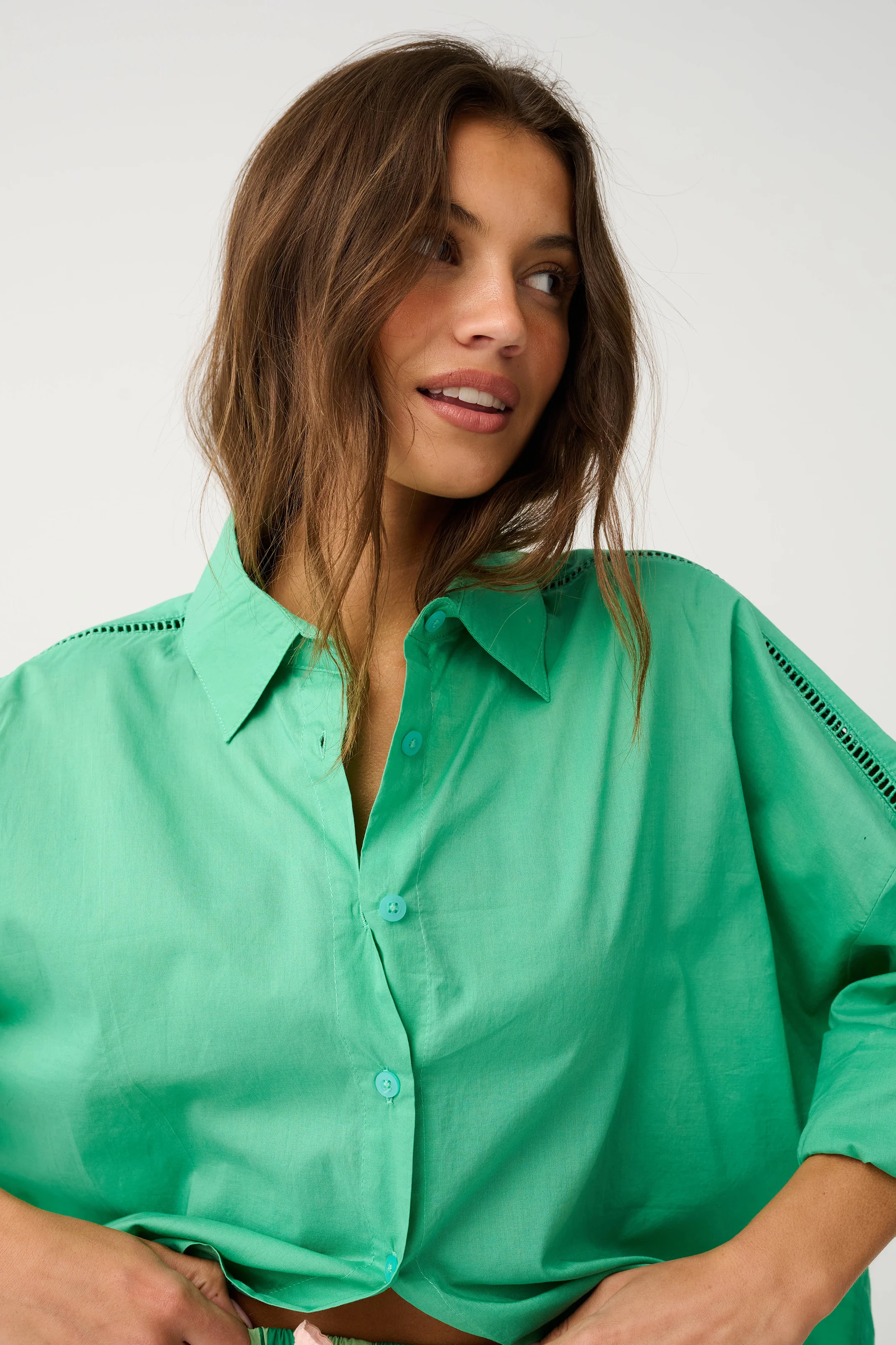 COVE SHIRT - Emerald - Image 6