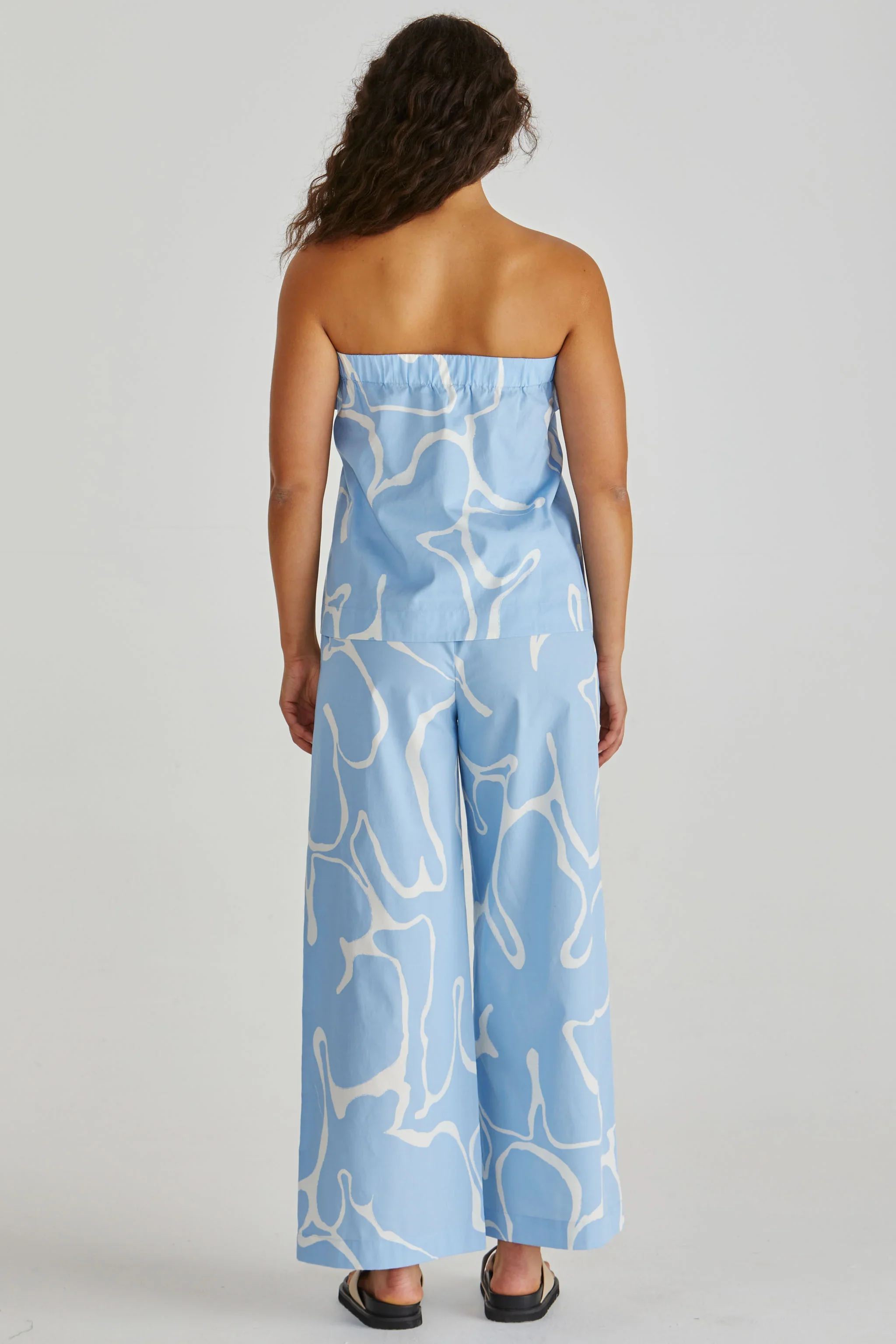 TILDA STRAPLESS TOP - Abstract Daisy - Image 4