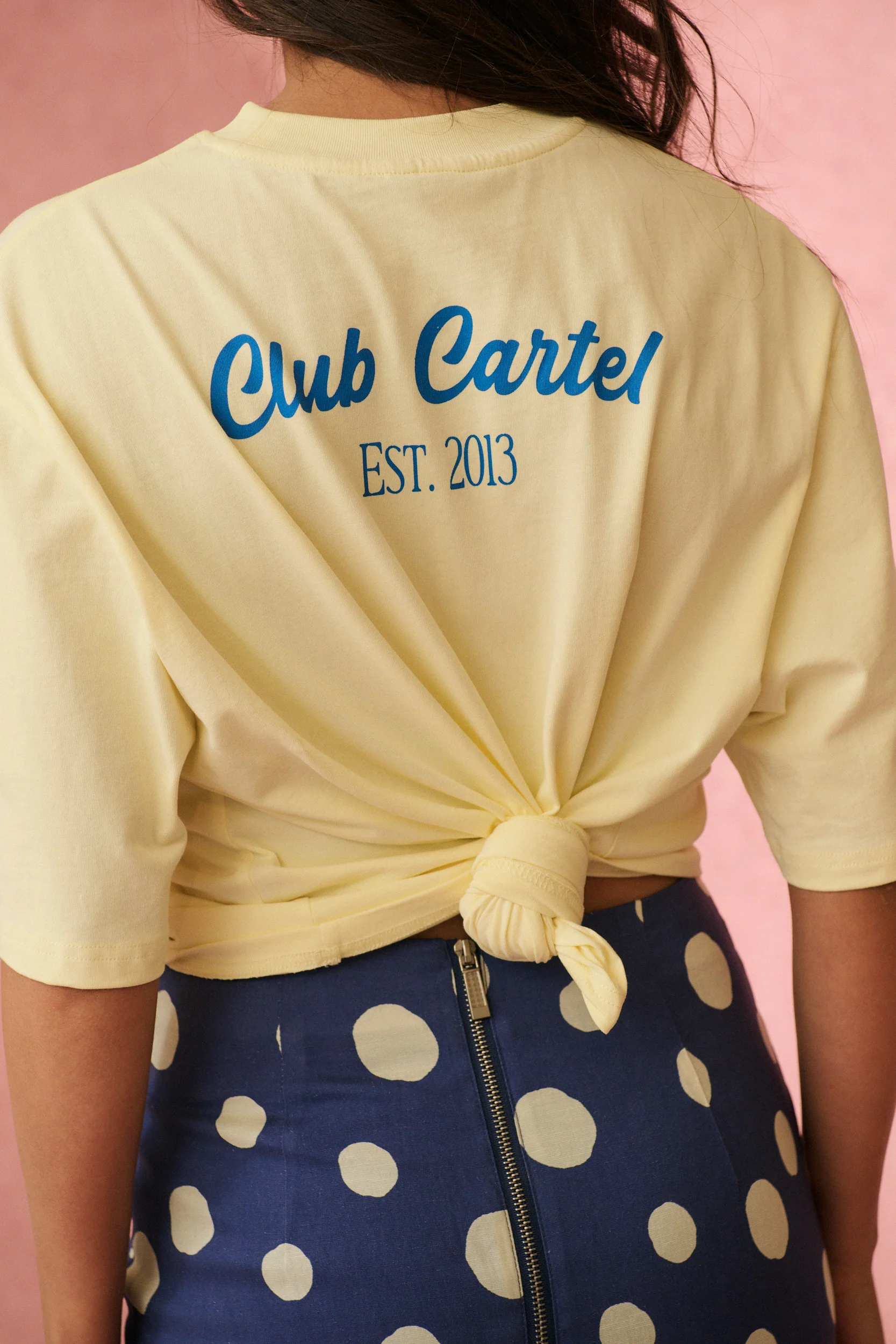 ZYLA MINI SKIRT - Navy Spot - Image 12